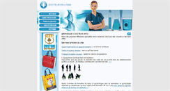 Desktop Screenshot of docteur.info